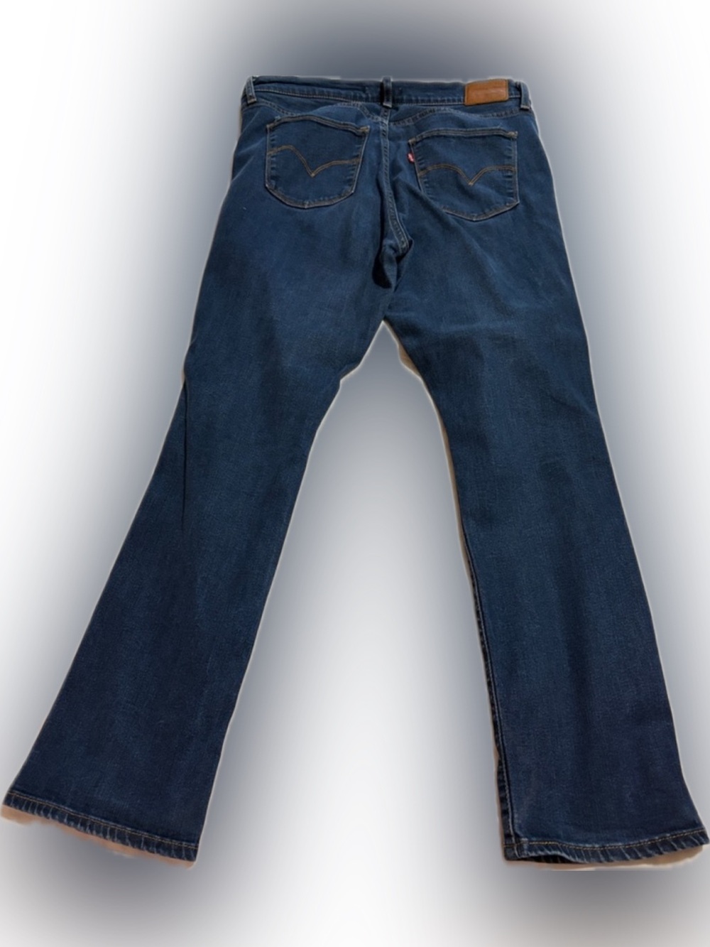 Levi's 724 High Rise Straight Leg Jeans in Dark Blue NWOT - Picture 5 of 7